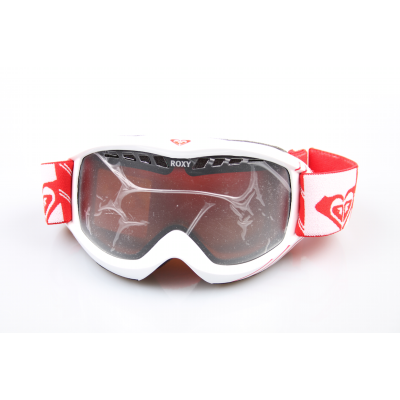 Roxy Goggle Broadway White Orange/Chrome – Snowboard Goggles, Ansicht 1