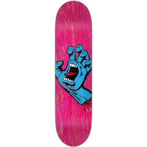 Santa Cruz Skateboard Deck Screaming Hand pink 7.8'' – Skateboard Decks, Ansicht 1