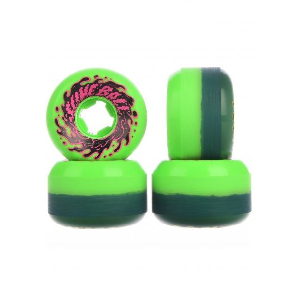 Santa-Cruz Wheels Slimeball Double Take Vomit Mini 53mm 97A – Skateboard Rollen, Ansicht 1
