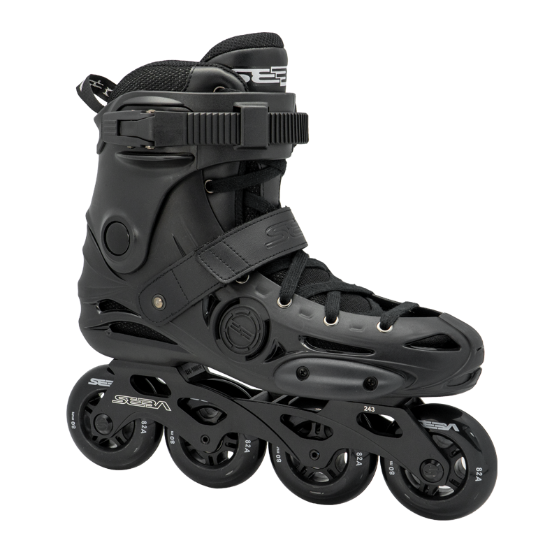 Seba Skate E3 80 Black – Inline Skates, Ansicht 1