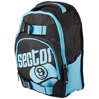 Sector 9 Backpack "Pursuit" - Black/ Blue – Rucksäcke & Taschen, Ansicht 1