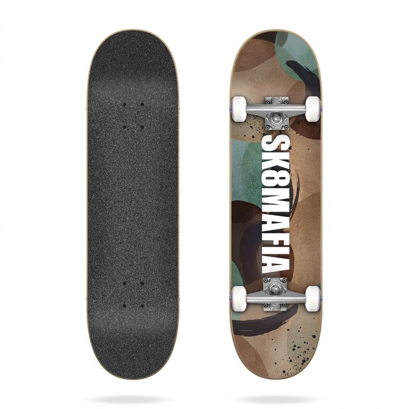 Sk8Mafia Complete Skateboard OG Logo Watercolor 8.0" – Komplett Skateboards, Ansicht 1