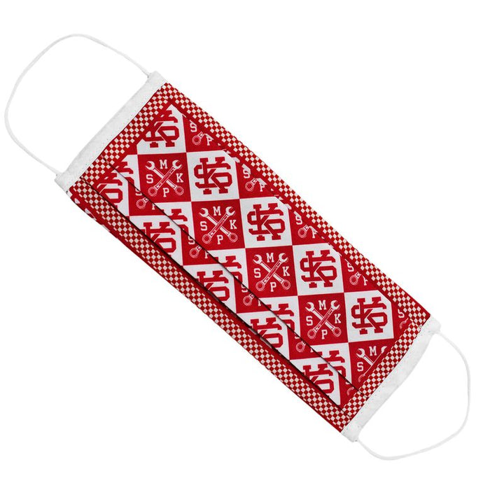 Sourkrauts Schutzmaske Checker Rot – Diverse Accessoires, Ansicht 1