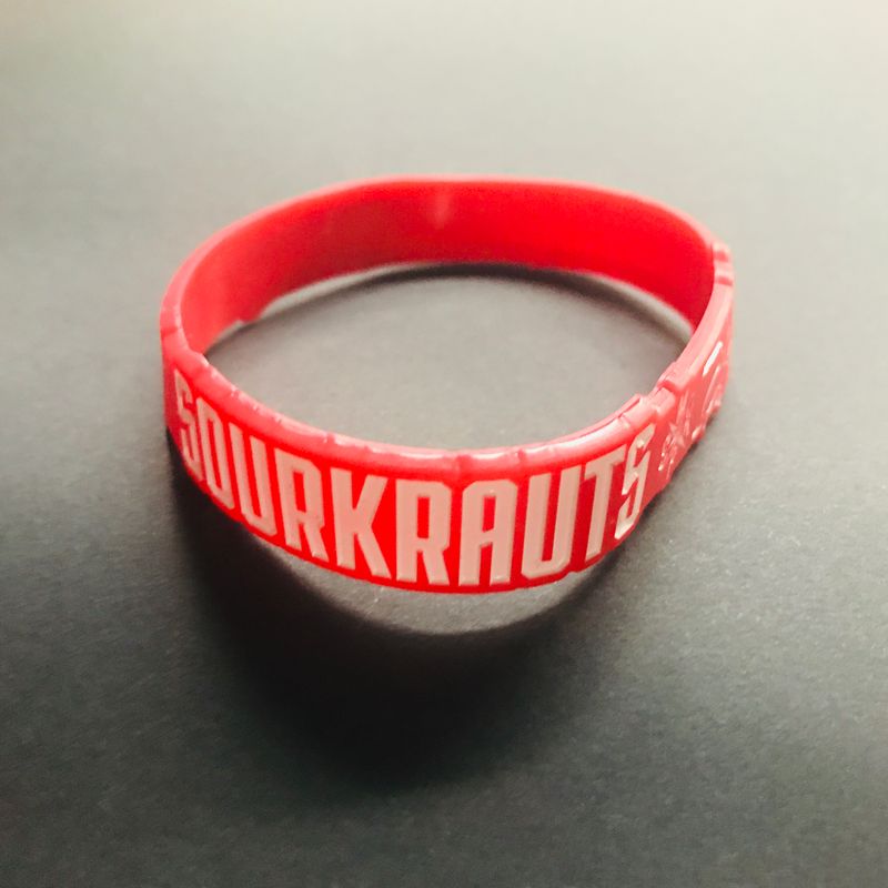 Sourkrauts Silikon Armband V3 rot – Accessoires, Ansicht 1