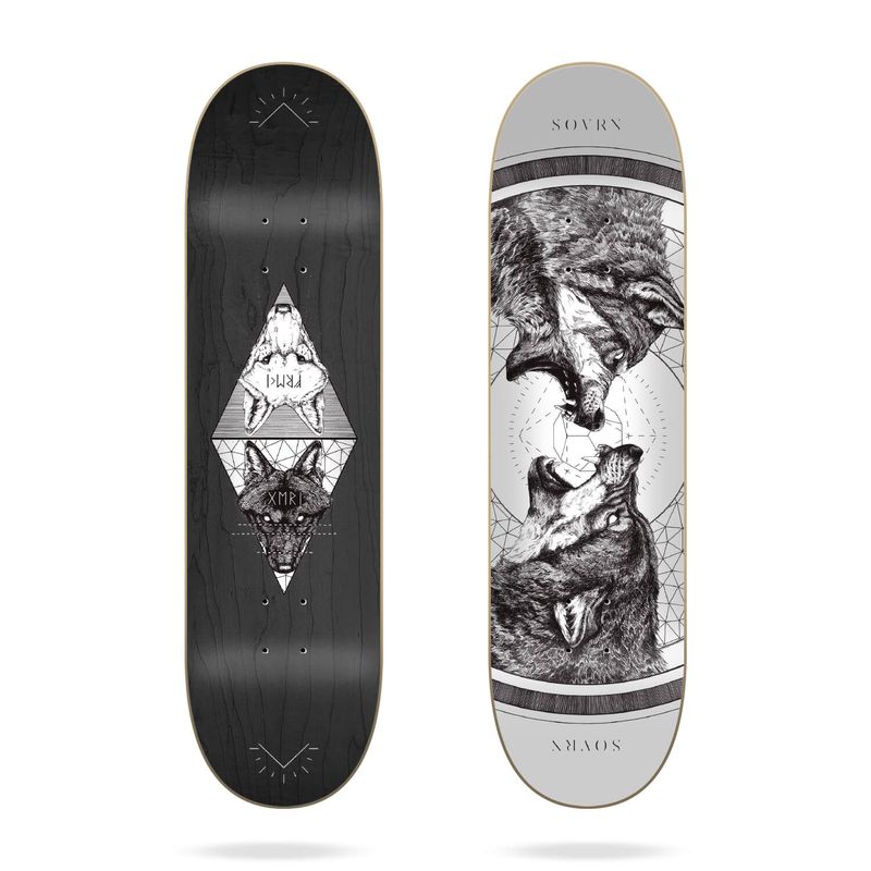 Sovrn Skateboard Deck Geri & Freki 8.0'' – Skateboard Decks, Ansicht 1