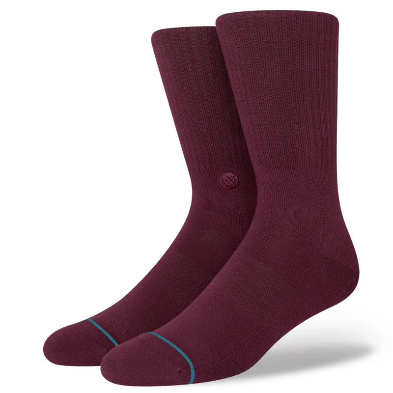 Stance Socks Icon Crew burgundy – Socken, Ansicht 1