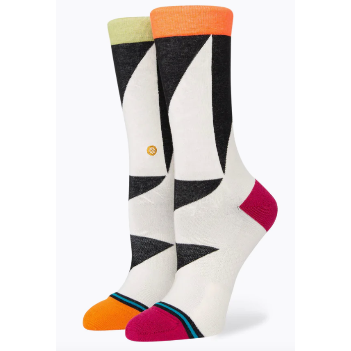 Stance Women's Socks Flip Side Crew off white – Socken, Ansicht 1