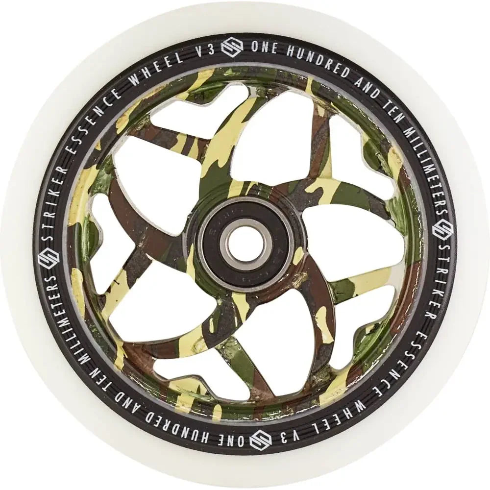Striker Essence Wheel V3 white PU - Camouflage – Scooter Wheels, Ansicht 1
