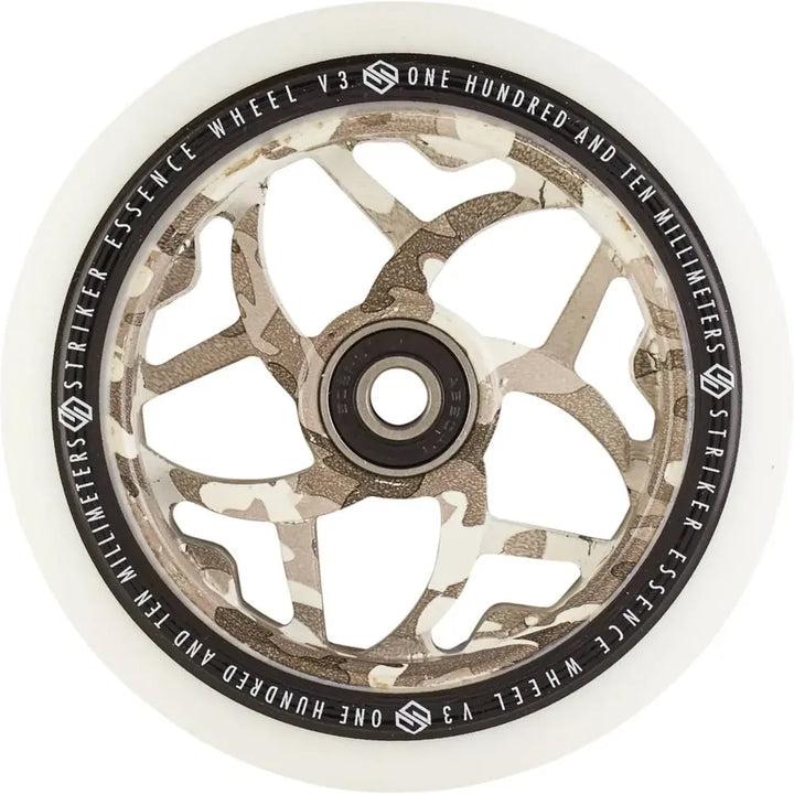 Striker Essence Wheel V3 white PU - Snow Camouflage – Scooter Wheels, Ansicht 1