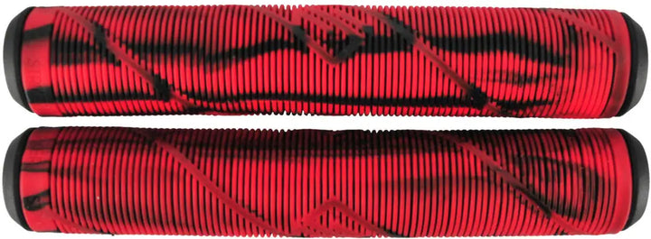 Striker Stunt Scooter Grips Thick Logo schwarz/rot