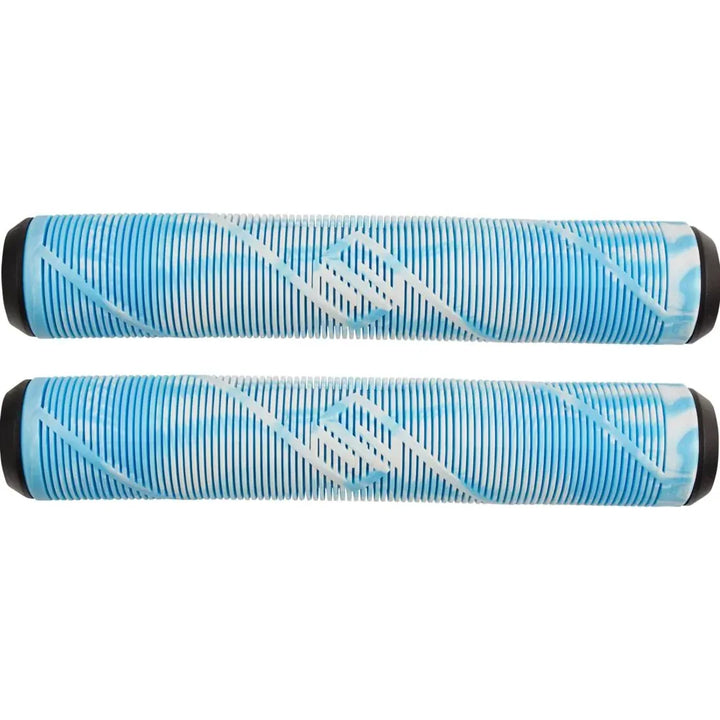 Striker Stunt Scooter Grips Thick Logo weiß/petrol – Griffe, Ansicht 1