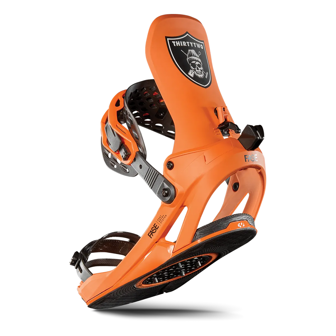 T32M Fase® Snowboard Binding Orange – Snowboard Bindungen, Ansicht 3