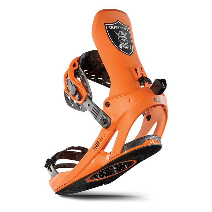 T32M Fase® Snowboard Binding Orange – Snowboard Bindungen, Ansicht 3