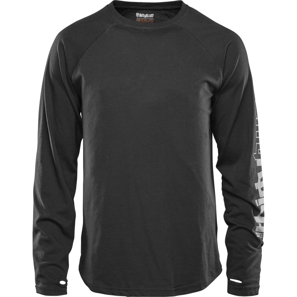 Thirtytwo Shirt Ridelite L/S Black – Snowboard Funktionskleidung, Ansicht 1