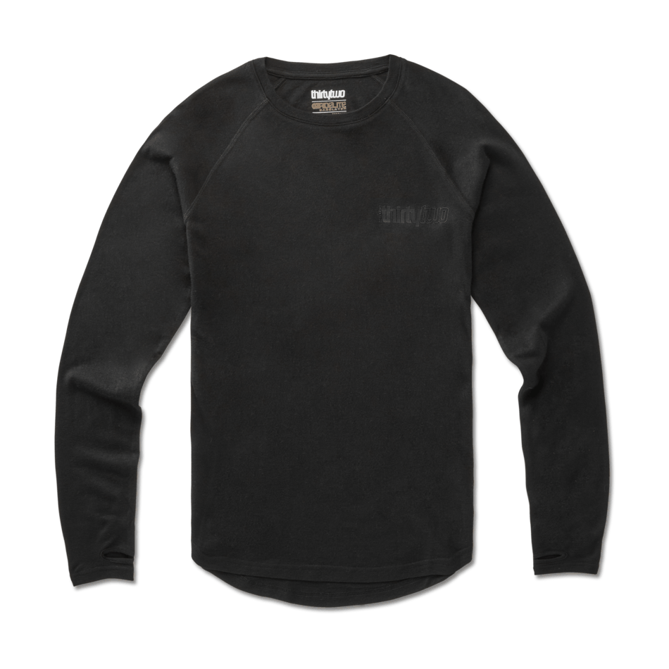 Thirtytwo Shirt Ridelite Merino L/S Black – Snowboard Funktionskleidung, Ansicht 1