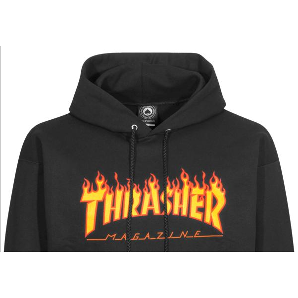 Thrasher Hoodie Flame black – Hoodies, Ansicht 2
