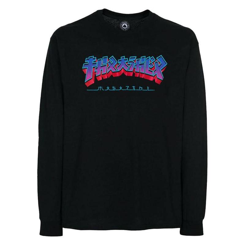 Thrasher Sweatshirt Godzilla Burst Crewneck black – Sweater, Ansicht 1