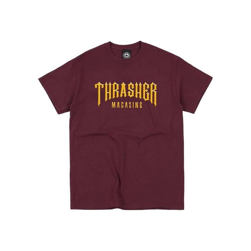 Thrasher T-Shirt Low Low Logo maroon – Shirts, Ansicht 1