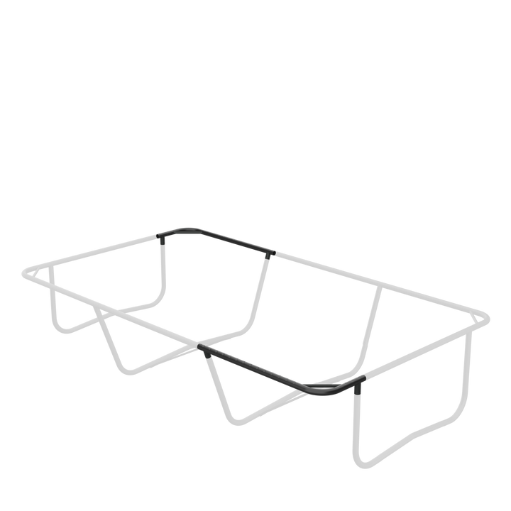 Ein Bild, das die obere Rahmenecke B des ACON 16 HD Trampolins hervorhebt