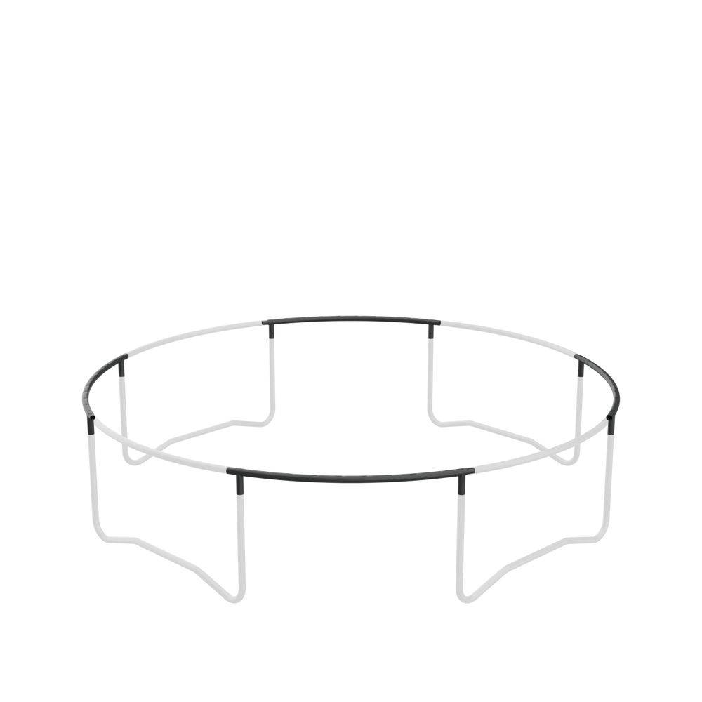 ACON Air Trampolin mit oberer Schiene mit hervorgehobenen Beinsockeln