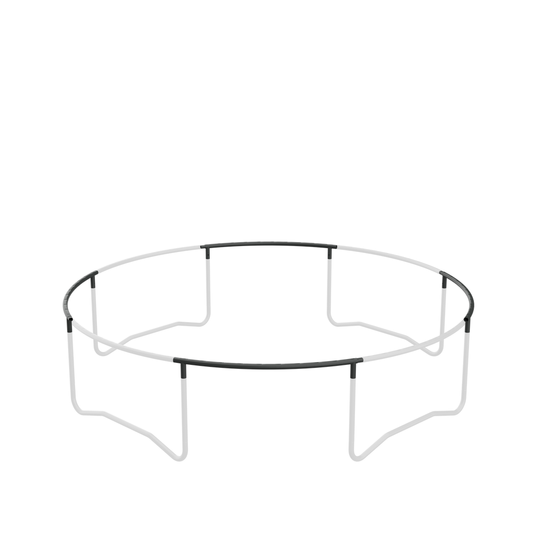 ACON Air Trampolin mit oberer Schiene mit hervorgehobenen Beinsockeln