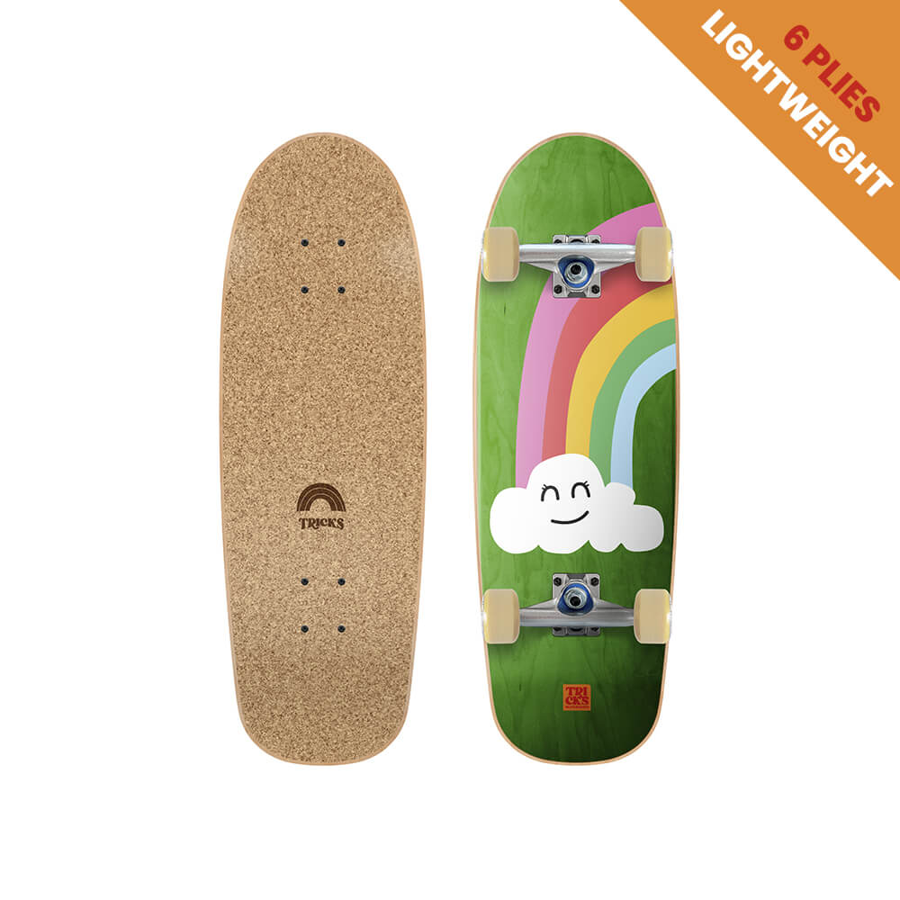 Tricks Complete Mini Skateboard Rainbow 8.25" – Komplett Skateboards, Ansicht 1