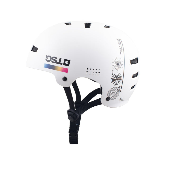 TSG Helm Evolution Graphic Design White Board Cast – Helme & Protektoren Scooter, Ansicht 2