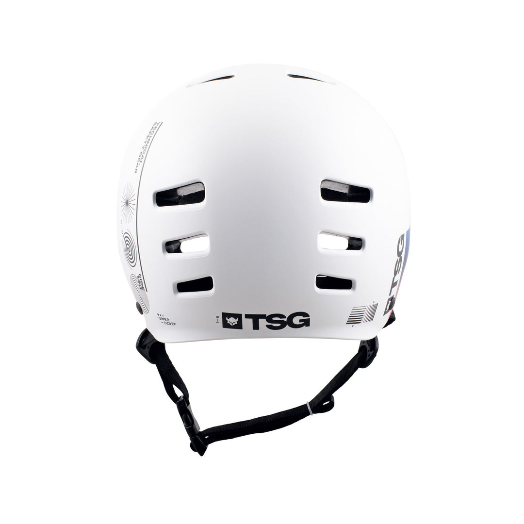 TSG Helm Evolution Graphic Design White Board Cast – Helme & Protektoren Scooter, Ansicht 3
