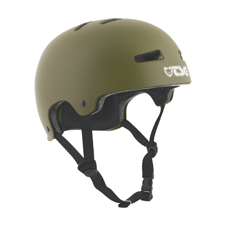 TSG Helm Evolution Solid Colors Satin Olive – Helme & Protektoren Scooter, Ansicht 1