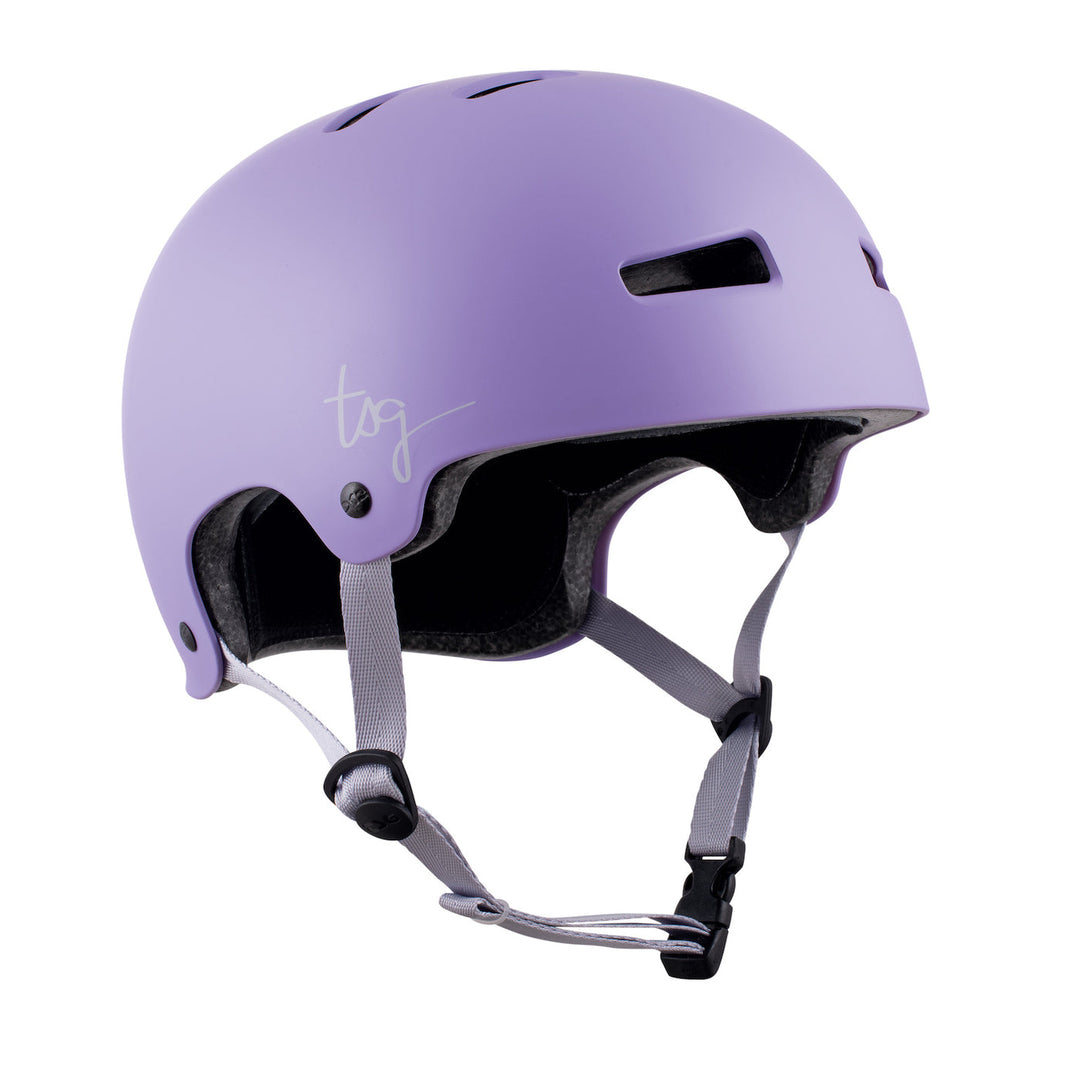 TSG Helm Evolution Women Solid Colors Satin Violet – Helme & Protektoren Scooter, Ansicht 1