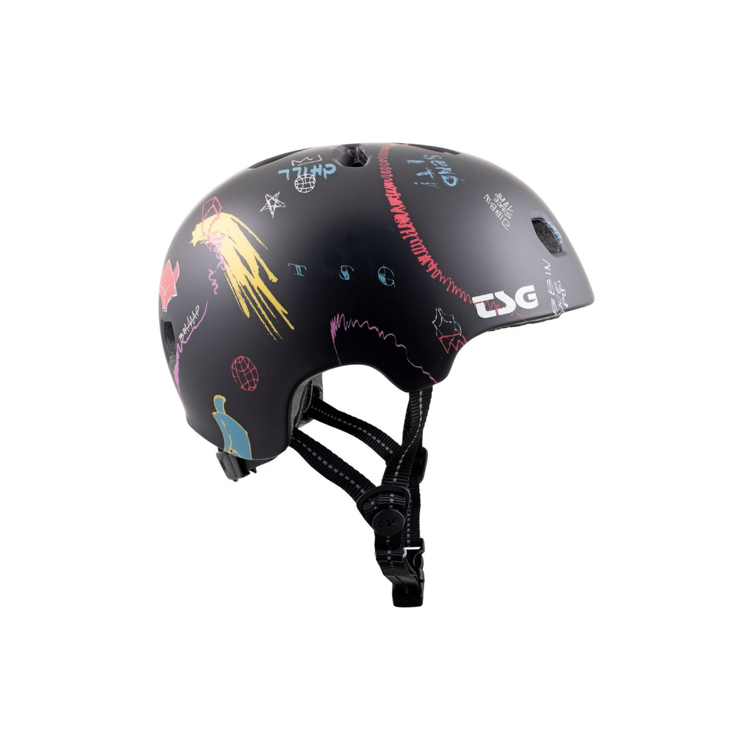 TSG Helm Meta Graphic Design black drip-in – Helme & Protektoren Scooter, Ansicht 2