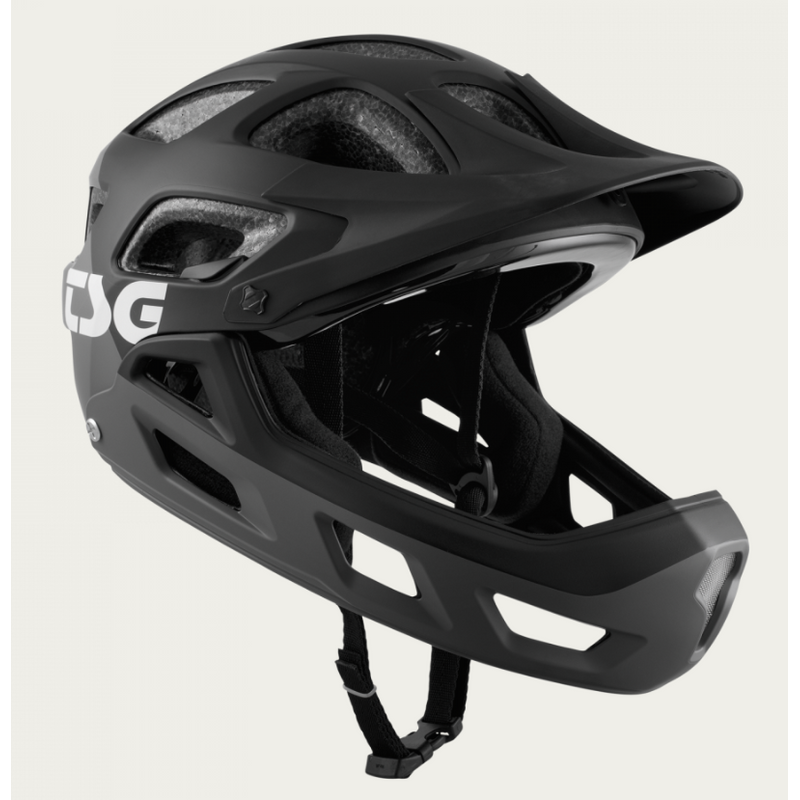 TSG Helm Seek Youth FR Graphic Design flow grey-black – Helme & Protektoren Scooter, Ansicht 1