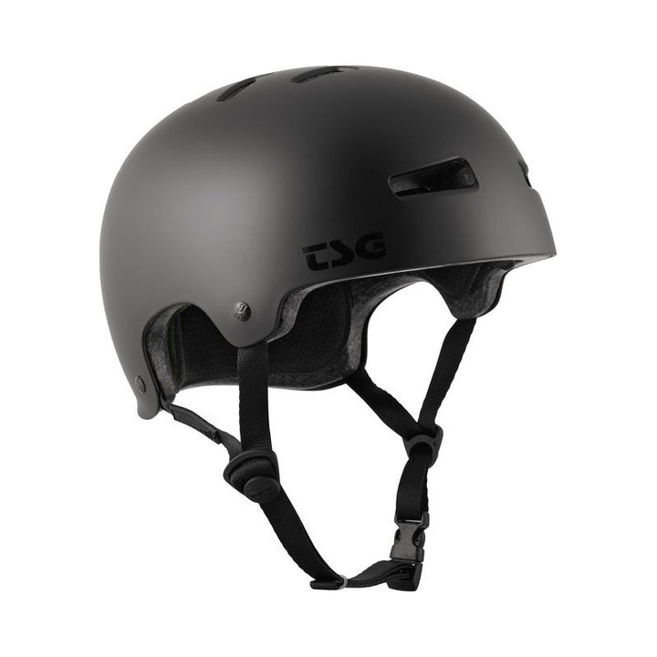 TSG Helm Evolution Solid Colors Satin Dark Black