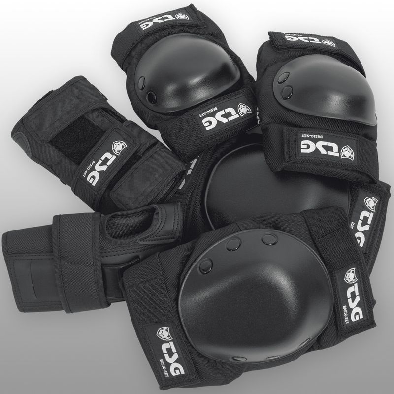 TSG Protection-Set Schwarz – Helme & Protektoren Scooter, Ansicht 1