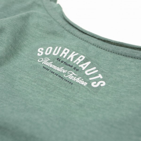 Sourkrauts T-Shirt Oliver grün meliert