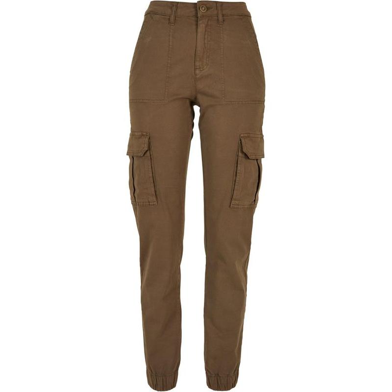 Urban Classics Ladies Cotton Twill Utility Pants olive – Hosen, Ansicht 6
