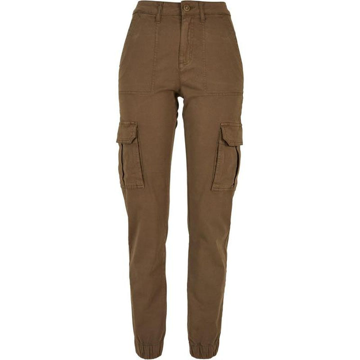 Urban Classics Ladies Cotton Twill Utility Pants olive – Hosen, Ansicht 6