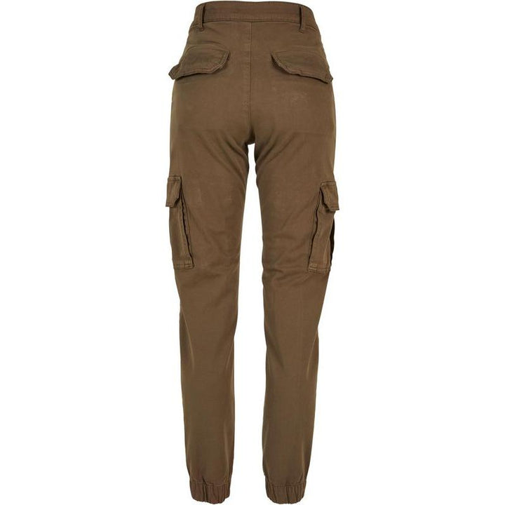 Urban Classics Ladies Cotton Twill Utility Pants olive – Hosen, Ansicht 7
