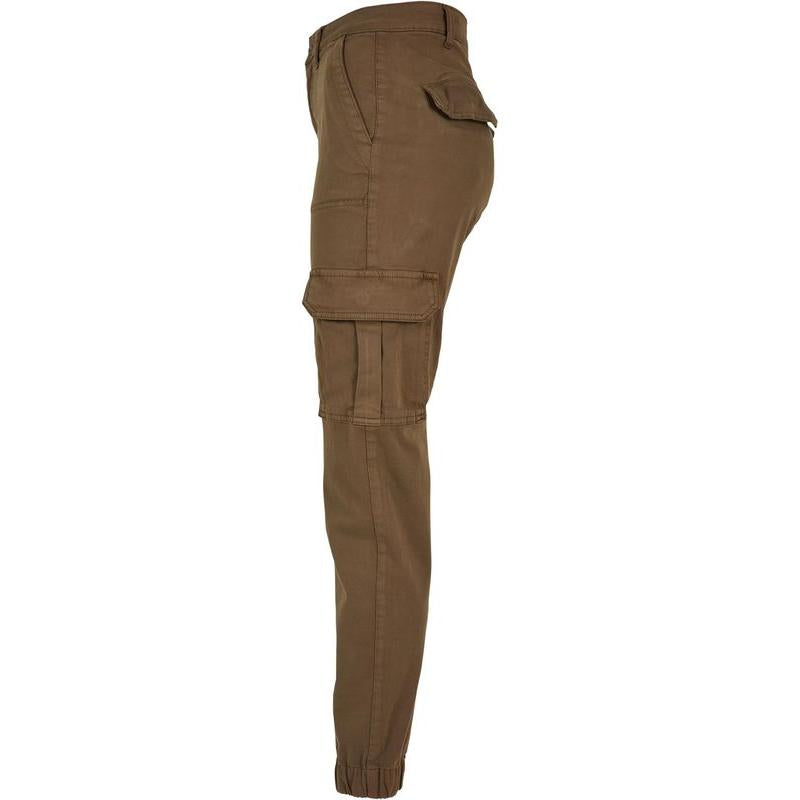 Urban Classics Ladies Cotton Twill Utility Pants olive – Hosen, Ansicht 8