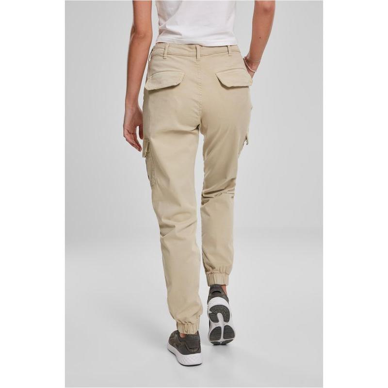 Urban Classics Ladies High Waist Cargo Pants concrete – Hosen, Ansicht 2