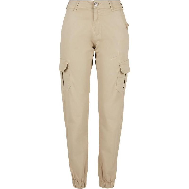 Urban Classics Ladies High Waist Cargo Pants concrete – Hosen, Ansicht 6