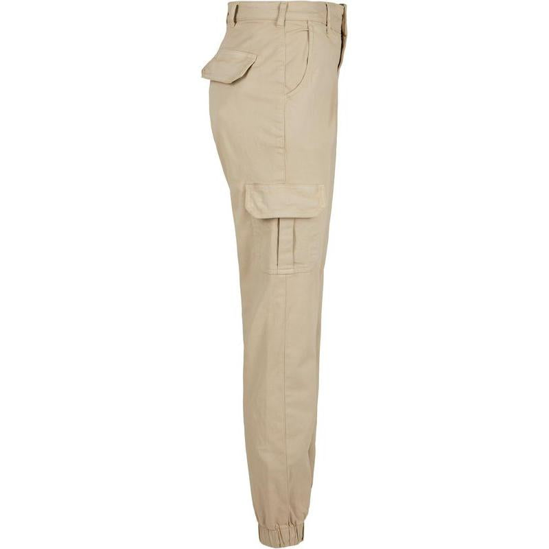Urban Classics Ladies High Waist Cargo Pants concrete – Hosen, Ansicht 9
