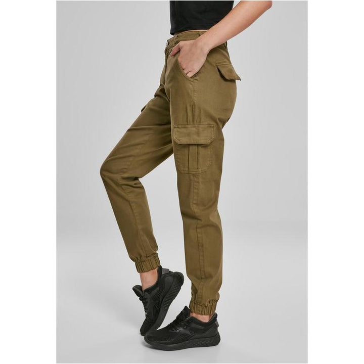 Urban Classics Ladies High Waist Cargo Pants summerolive – Hosen, Ansicht 3
