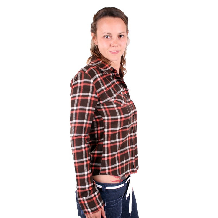 Vans Ladies YD Flannel chocolate – Shirts, Ansicht 2