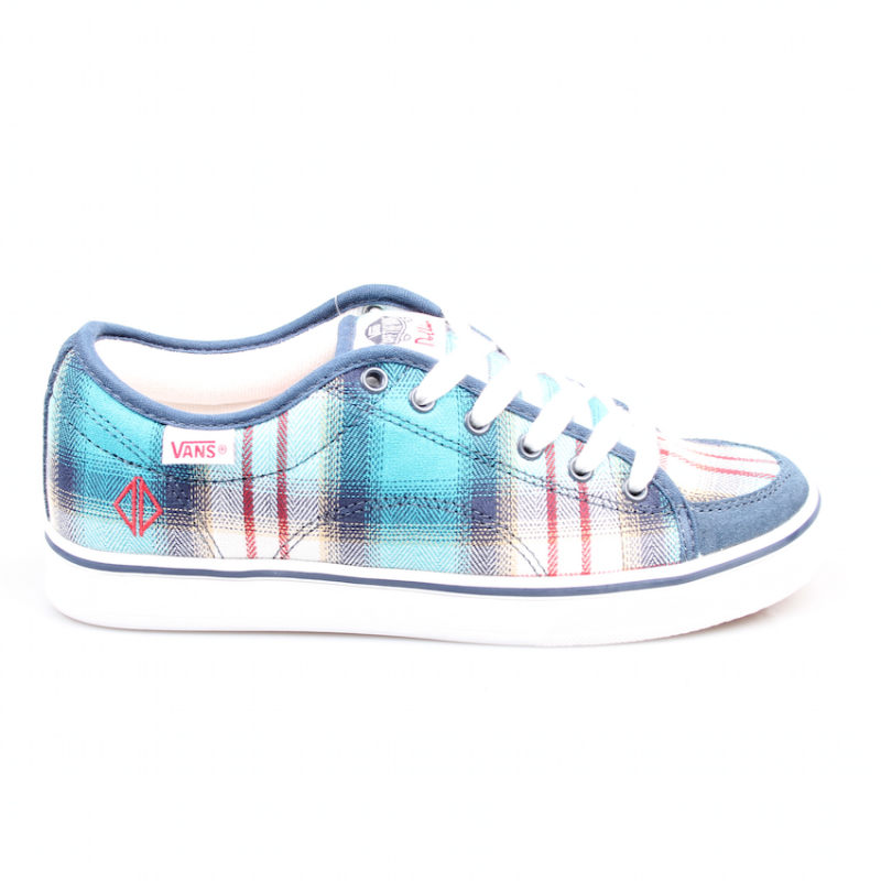 Vans Schuhe DD-66 plaid-navy *women* – Schuhe, Ansicht 2