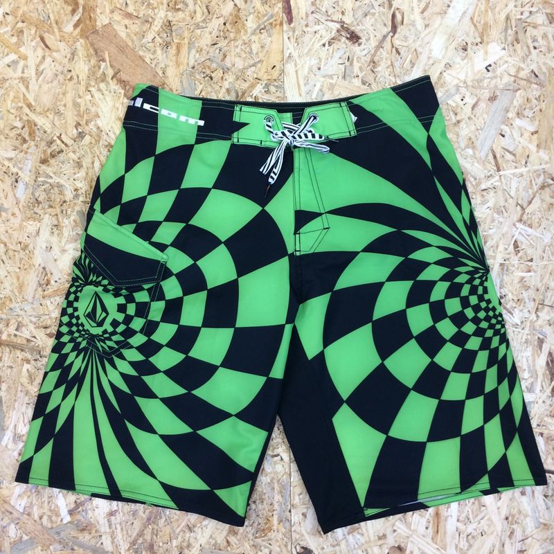 Volcom Dingo Checkburst Mod 22 Boardshorts green – Hosen, Ansicht 1