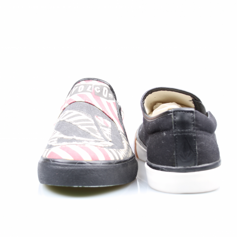 Volcom Slipper Black Red – Schuhe, Ansicht 6