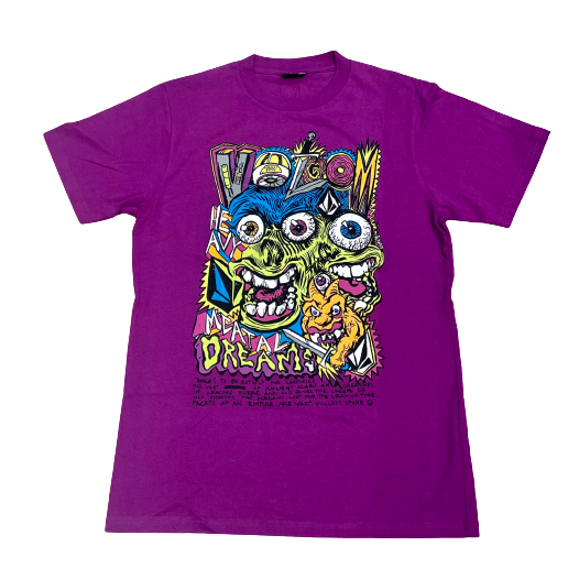 Volcom T-Shirt Heavy Metal purple – Shirts, Ansicht 1