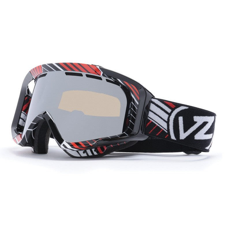 Vonzipper Goggle Porkchop Synchro Red/Bronze Chrome – Snowboard Goggles, Ansicht 1