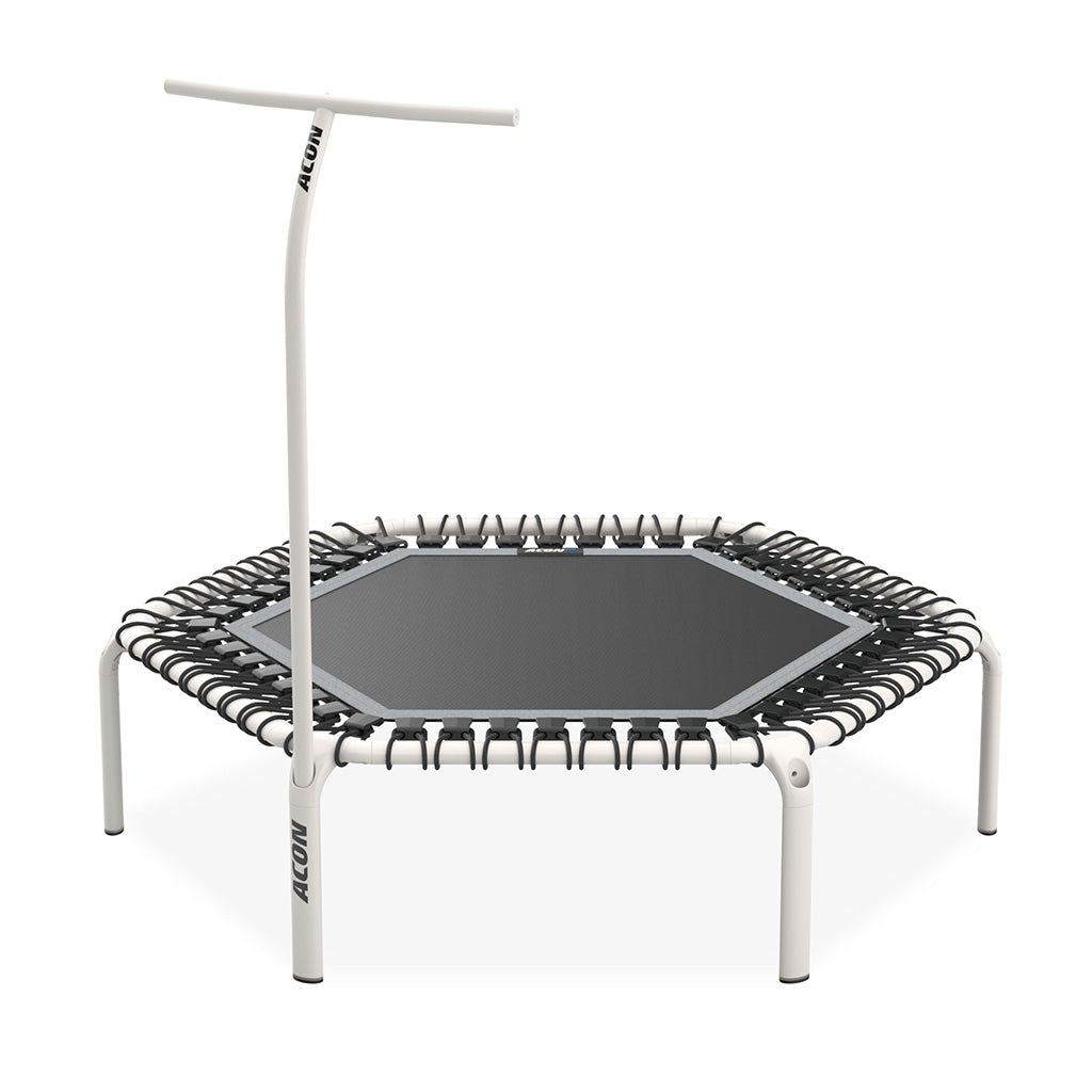 Weiße Haltestange für ACON Fit Rebounder Fitness-Trampolin – Rebounder, Ansicht 3